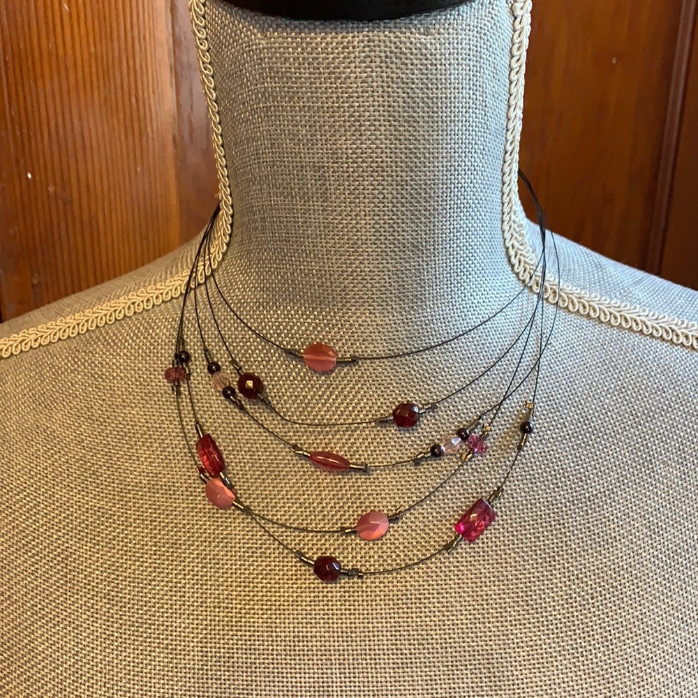 Lot of necklaces, brackets, earrings